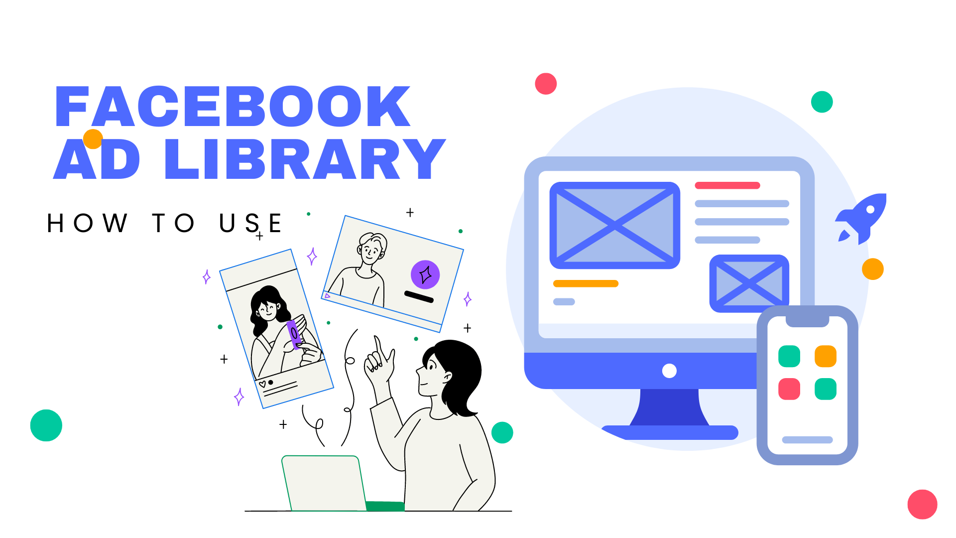 how to use the Facebook ad library
