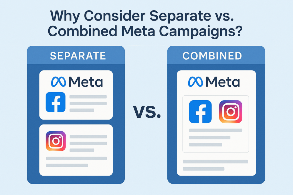 Why Consider Separate vs Combined Meta Campaigns